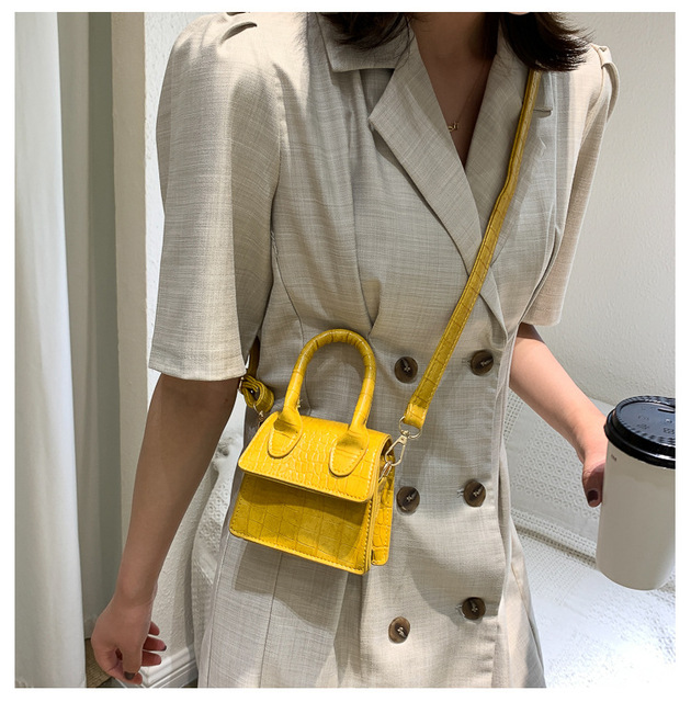 Mini Bolsa Donna Croco Premium