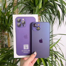 Case SlimGlass® iPhone - Vidro Temperado Fosco