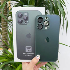 Case SlimGlass® iPhone - Vidro Temperado Fosco