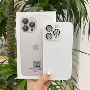 Case SlimGlass® iPhone - Vidro Temperado Fosco