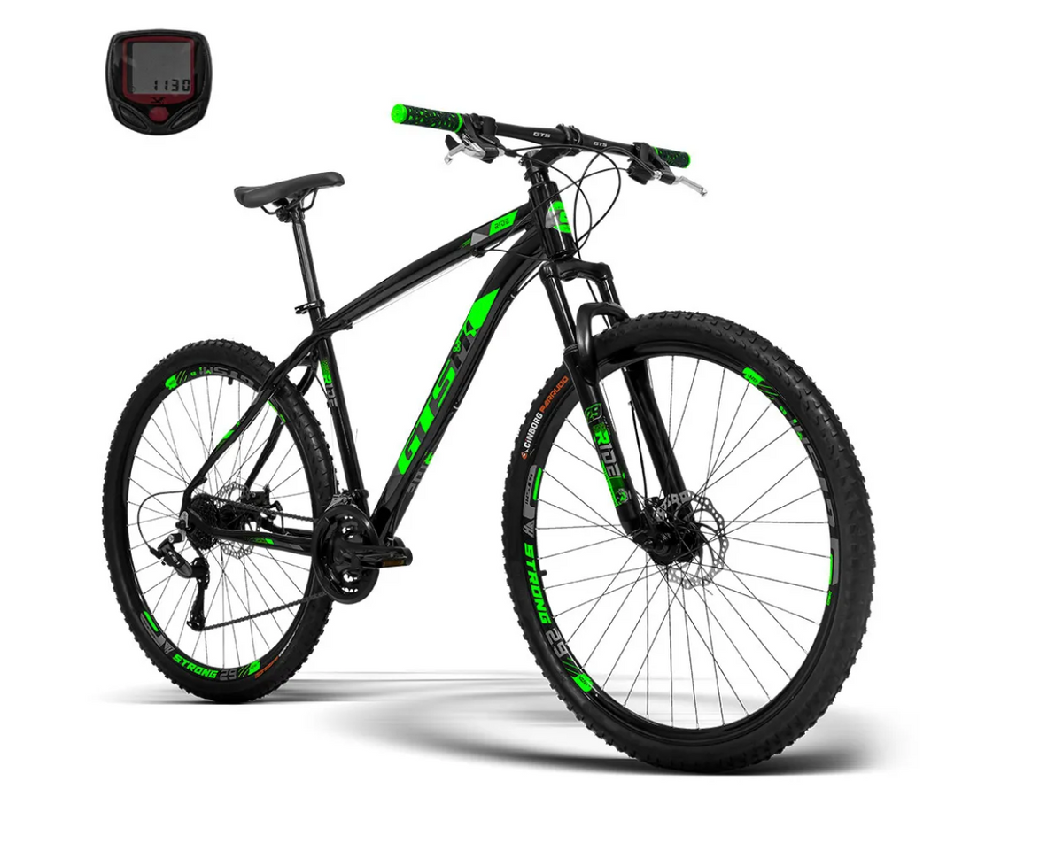 [QUEIMA DE ESTOQUE🔥] BICICLETA 29 GTS M1 FREIO A DISCO 21 MARCHAS TSI RIDE NEW