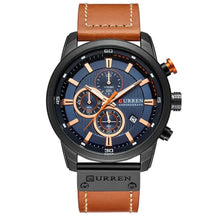 Relógio Masculino de Couro Curren