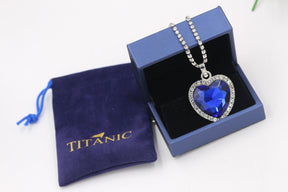 Colar Titanic Blue Heart