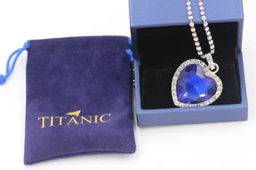 Colar Titanic Blue Heart